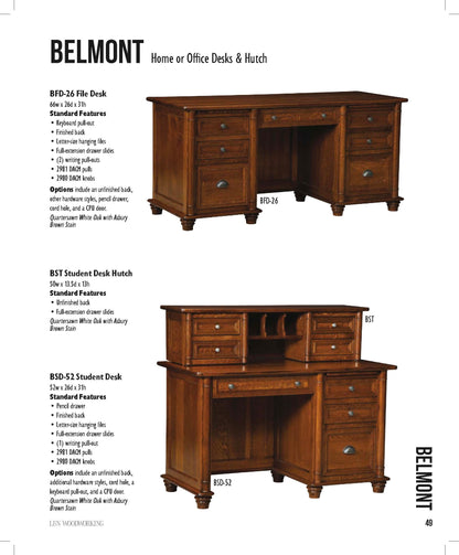 Belmont File Desk