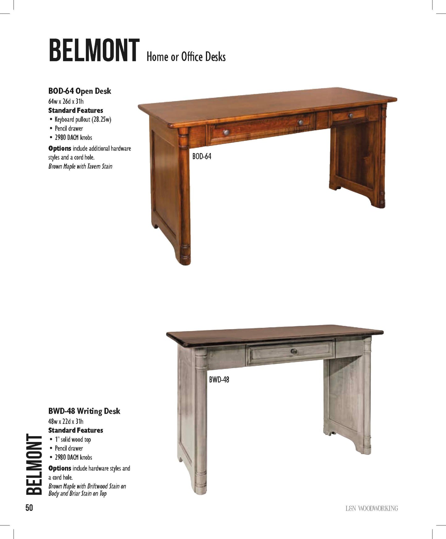 Belmont Open Desk