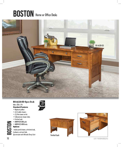 Boston 66" Open Desk