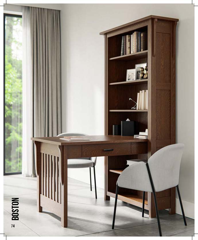 Boston Bookcase Desk
