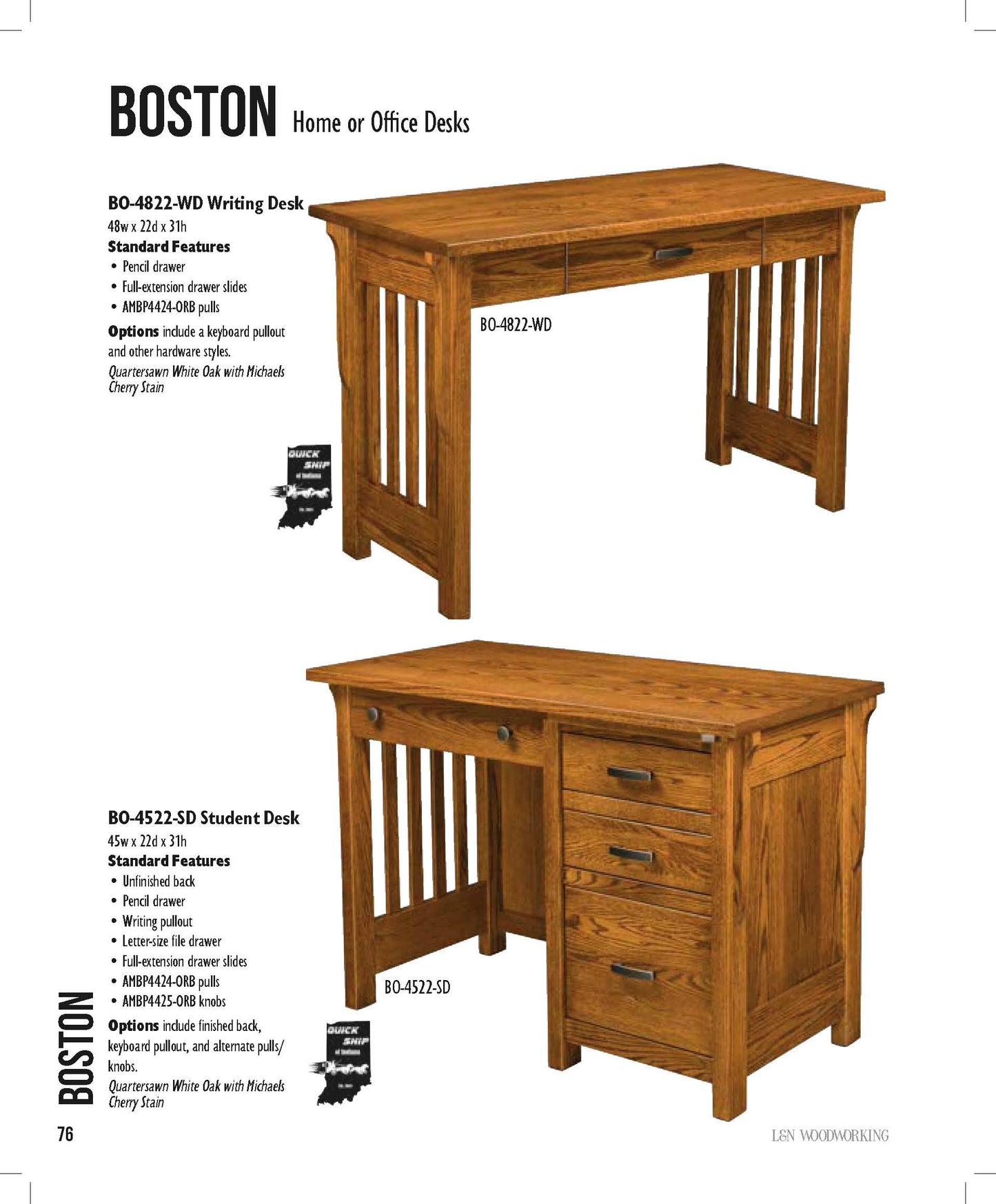 Boston Writing Desk