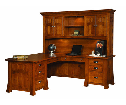 Bridgefort Mission 84" Corner Desk