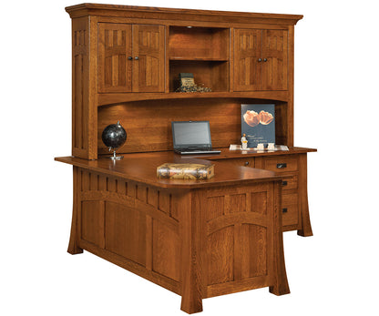 Bridgefort Mission 84" Corner Desk