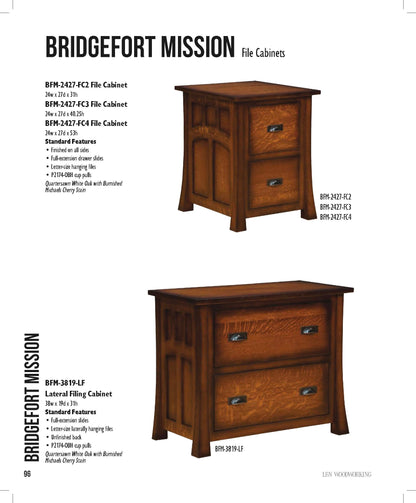 Bridgefort Mission File Cabinet