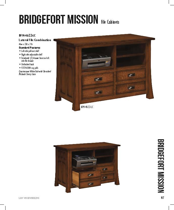 Bridgefort Lateral File Combination