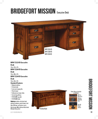 Bridgefort Mission Executive Desk
