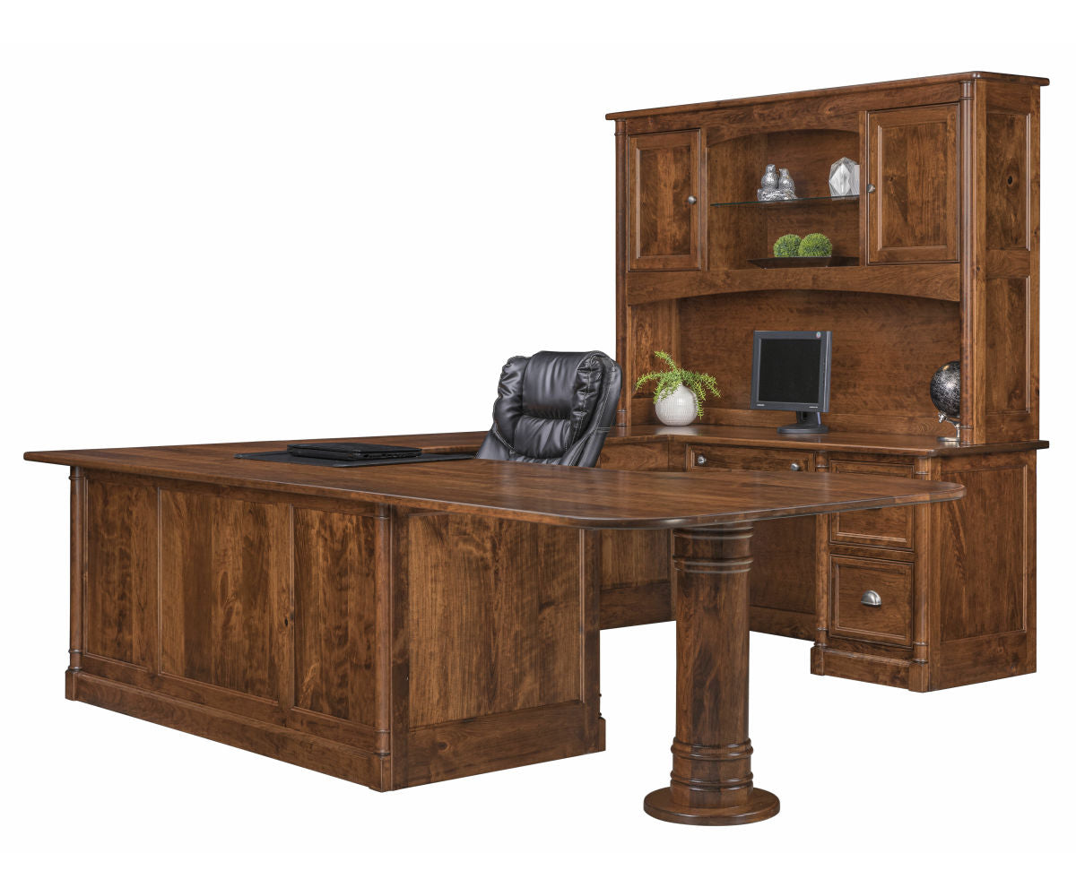Covington U-Shape Desk With Hutch