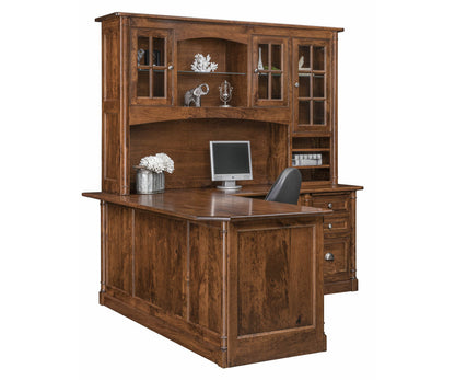 Covington L-Shape Desk With Hutch