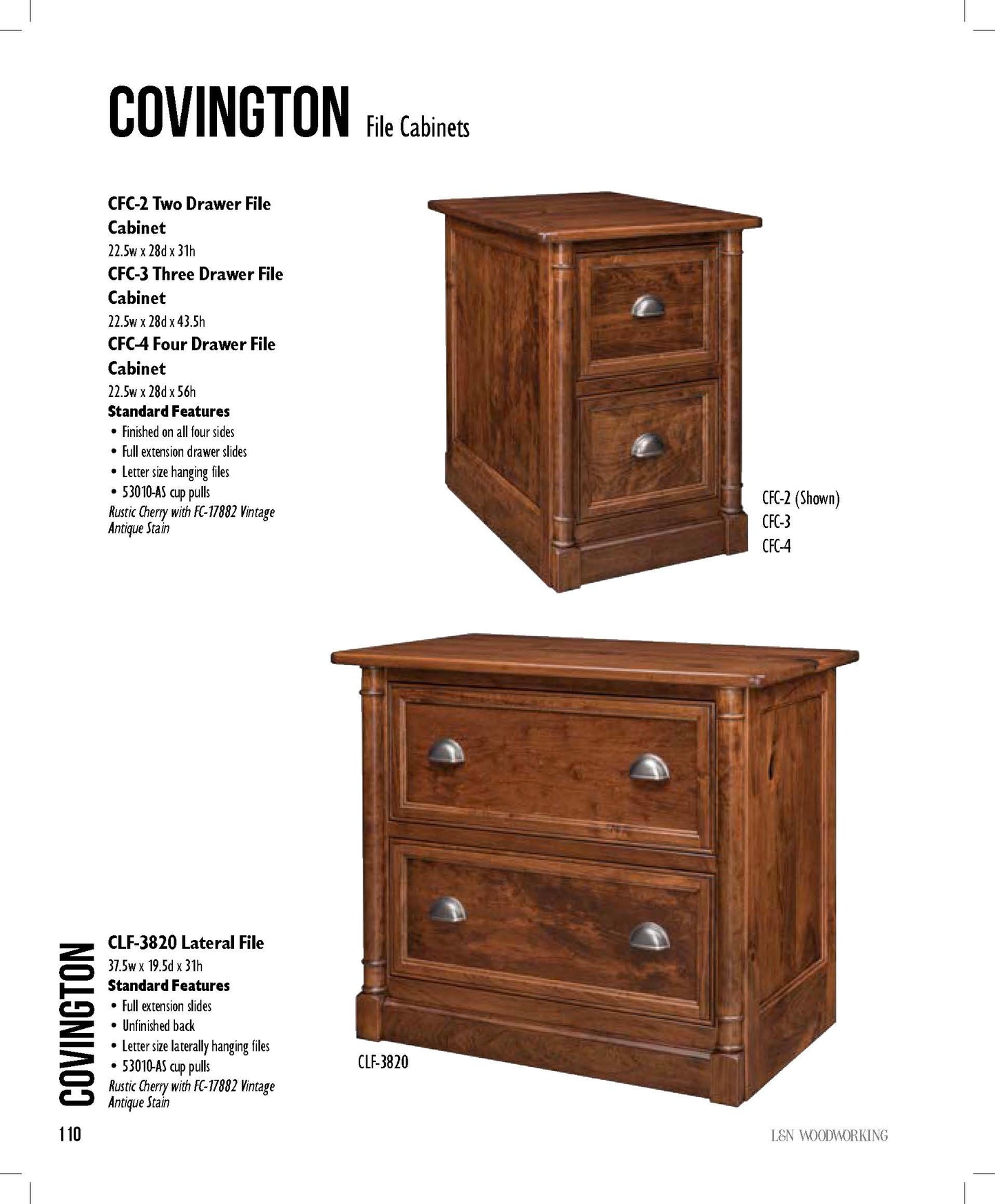 Covington Two Drawer File Cabinet