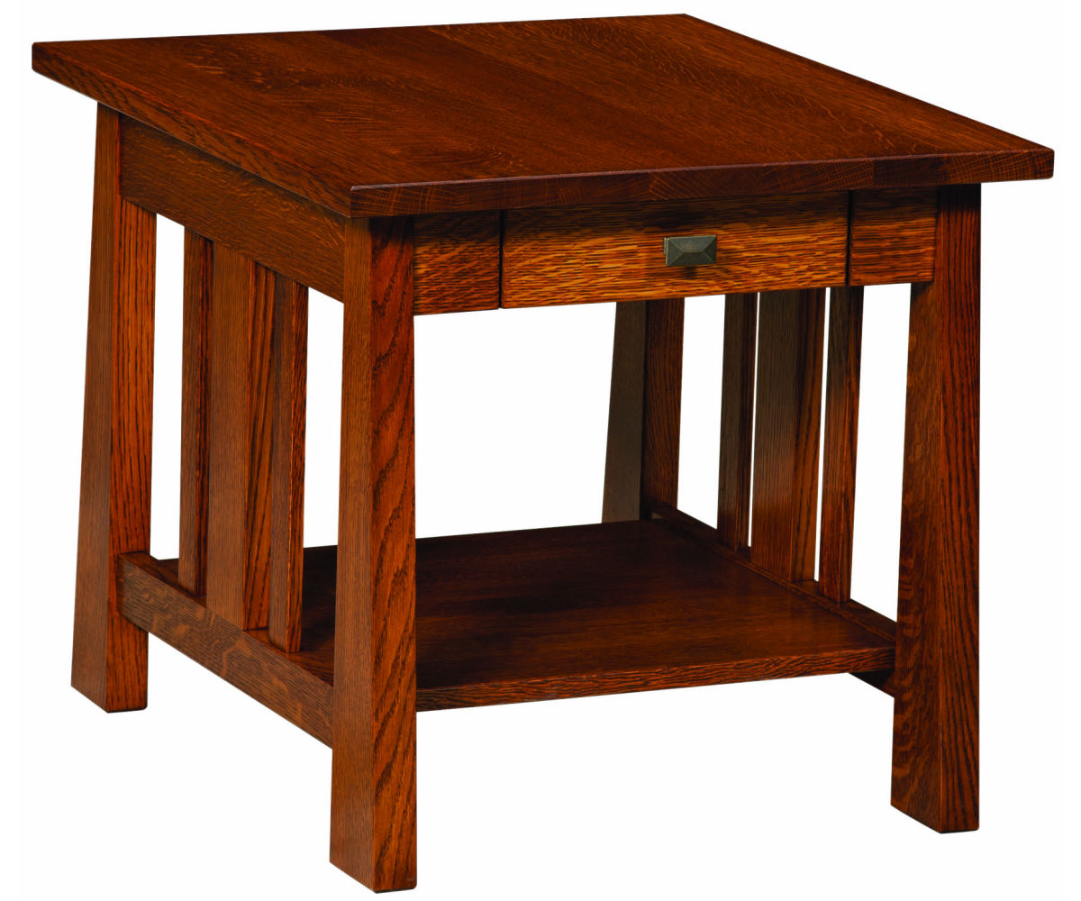 Freemont Mission Open 24" End Table