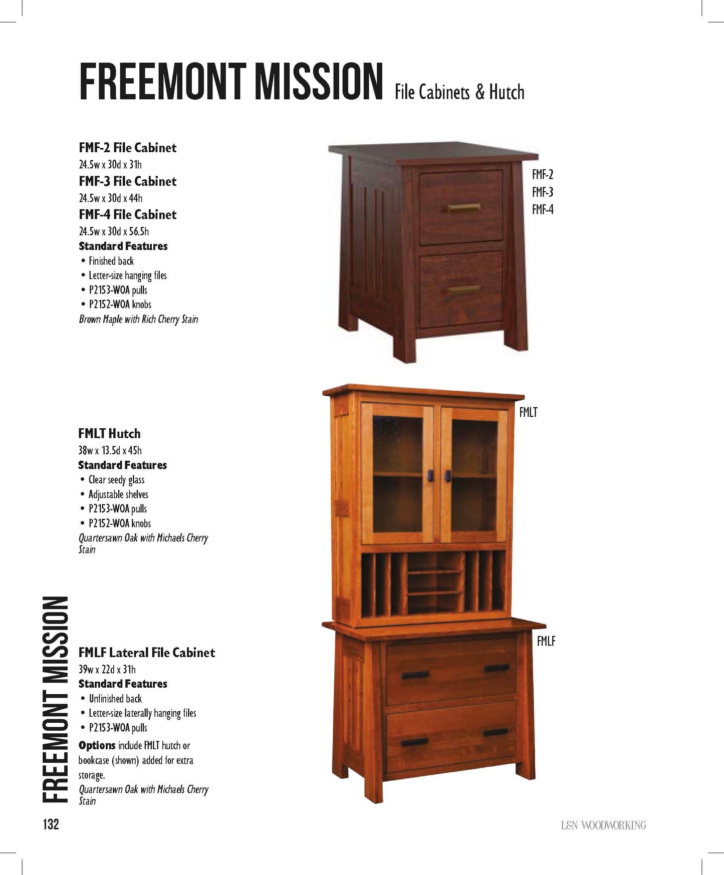 Freemont Mission File Cabinet