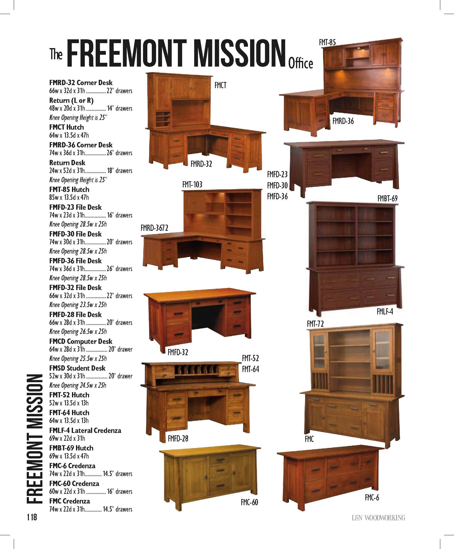 Freemont Mission Sofa Table