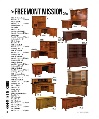 Freemont Mission Sofa Table