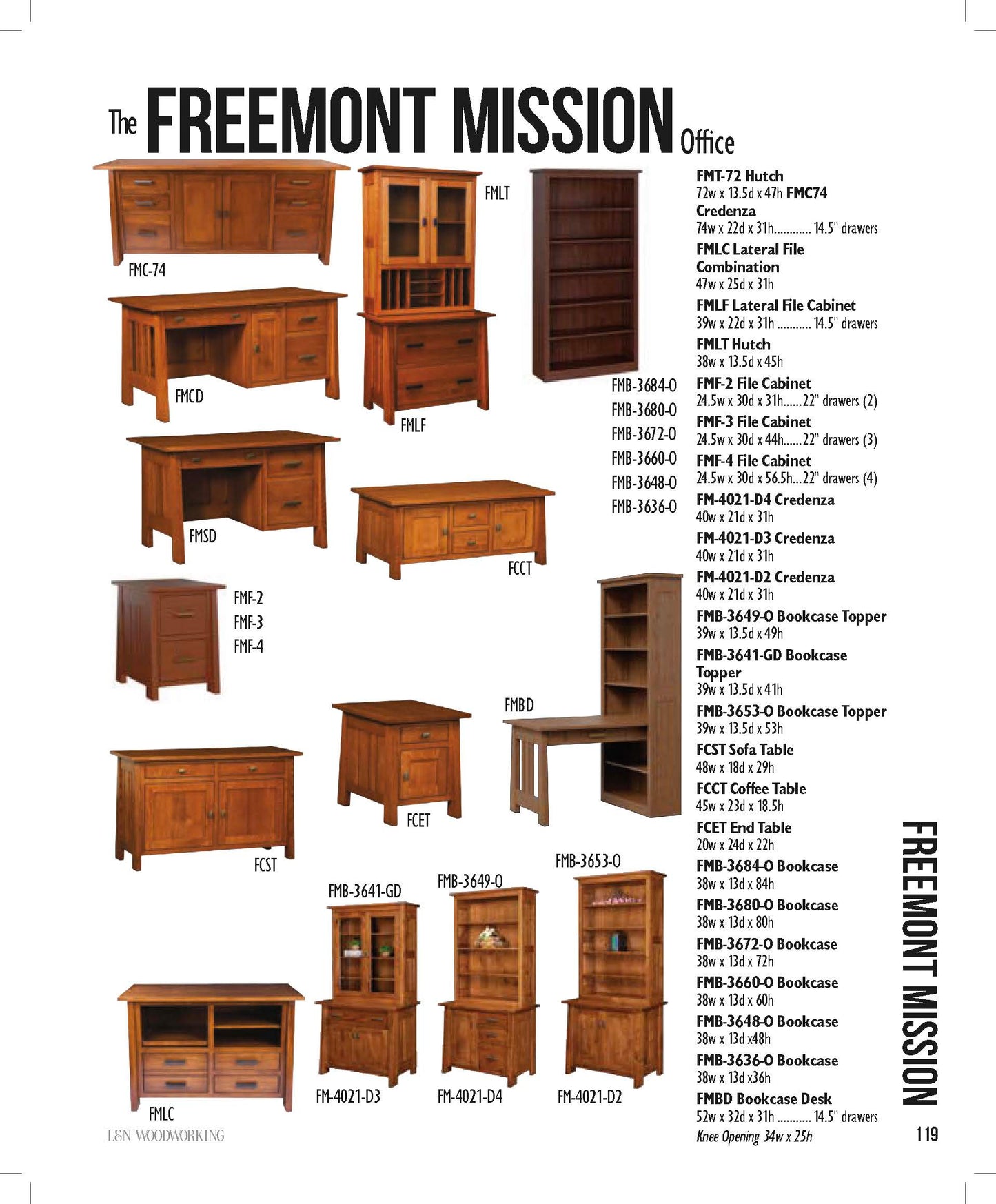 Freemont Mission Sofa Table