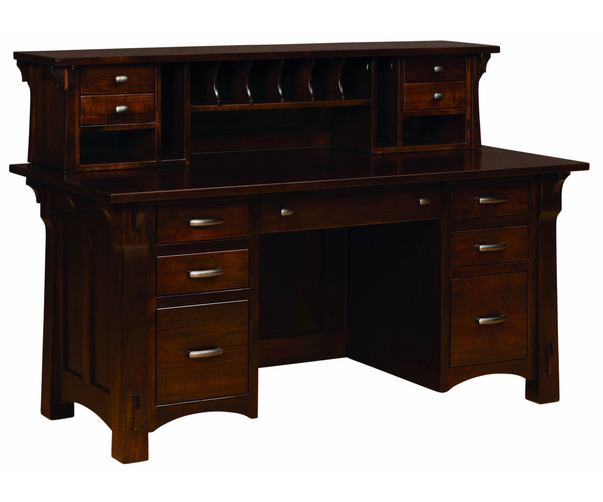 Manitoba  File Desk & Hutch