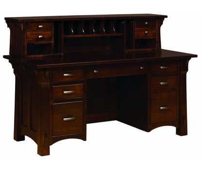 Manitoba  File Desk & Hutch