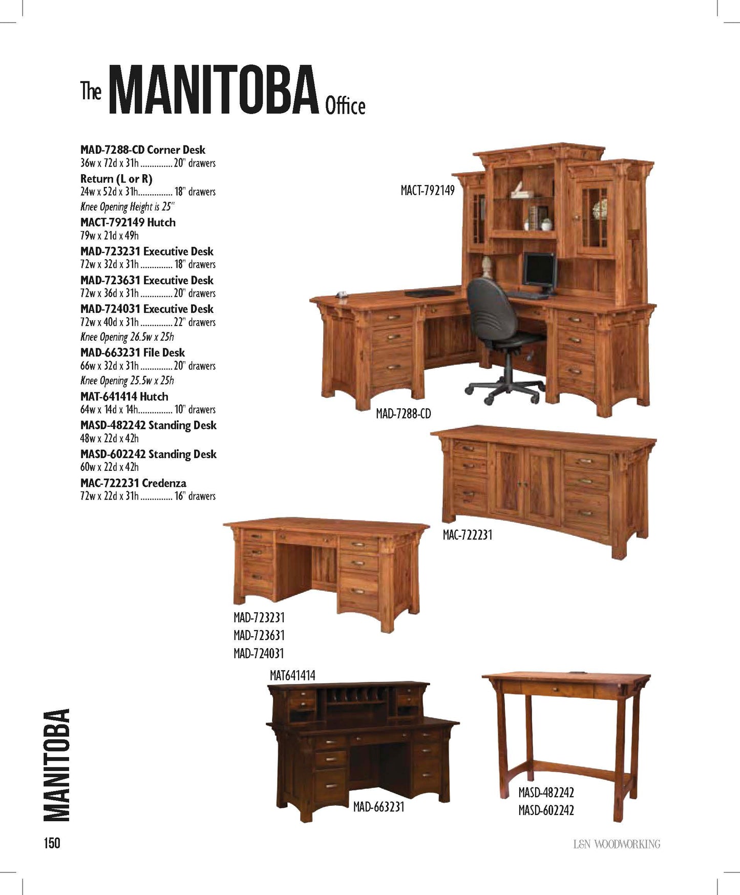 Manitoba Standing Desk
