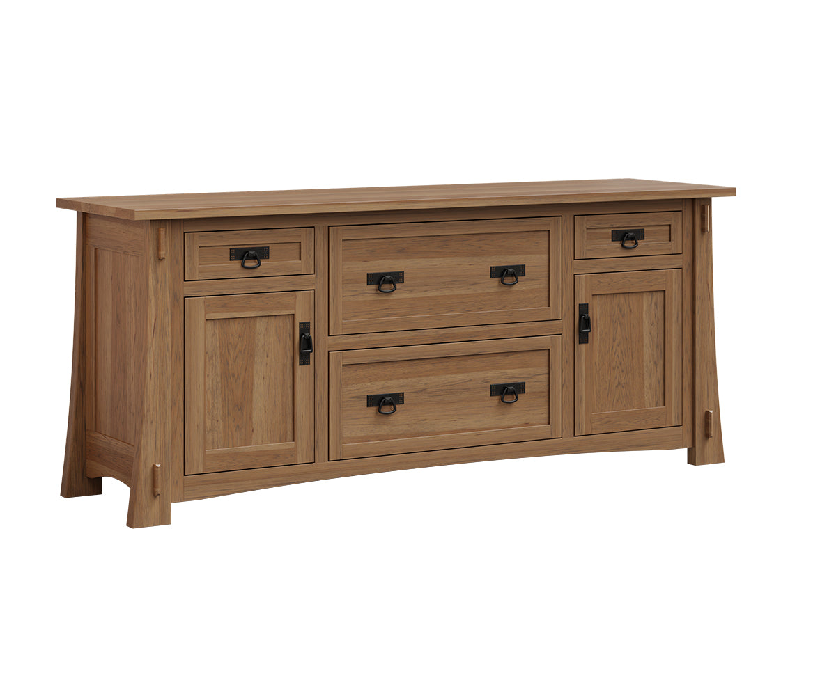 Modesto 4 Drawer 2 Door 74" Credenza