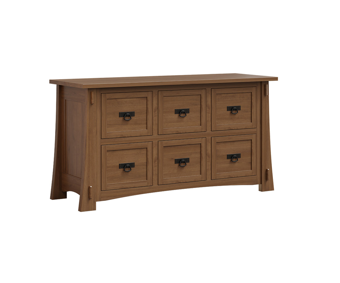 Modesto 6 Drawer 58" Credenza