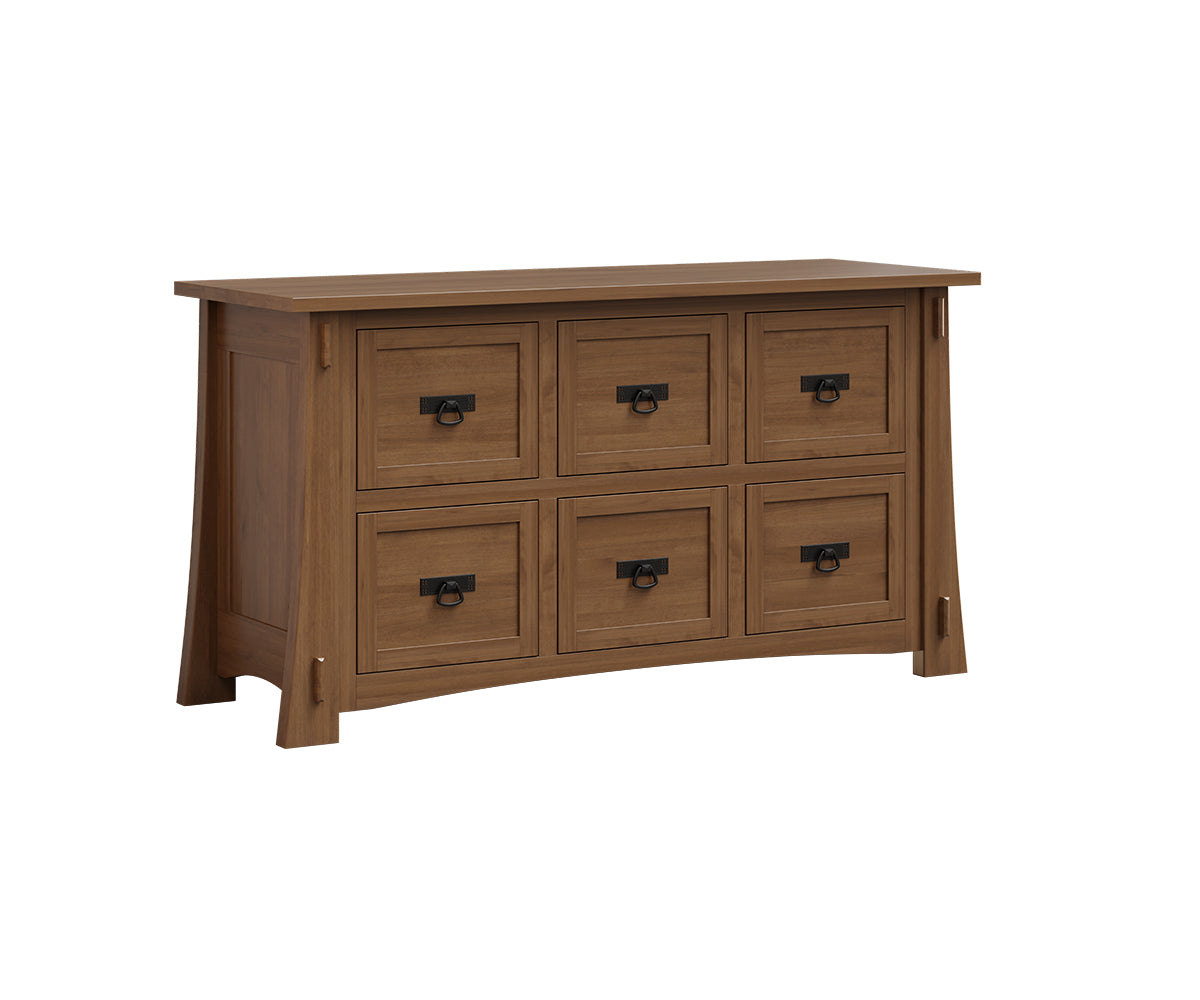 Modesto 6 Drawer 58" Credenza