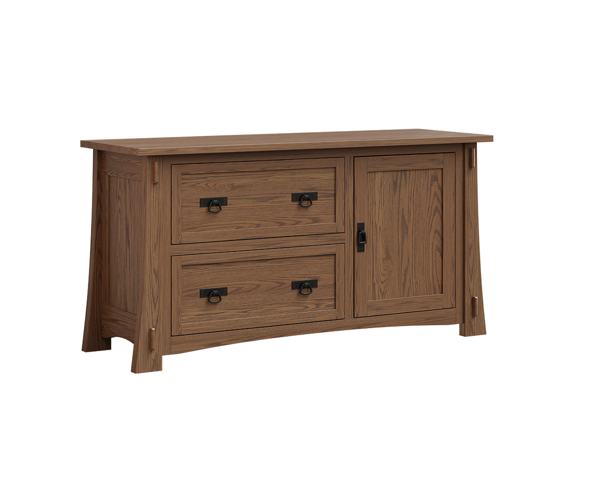 Modesto 2 Drawer 1 Door 60" Credenza