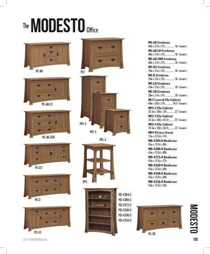 Modesto 74" File Desk