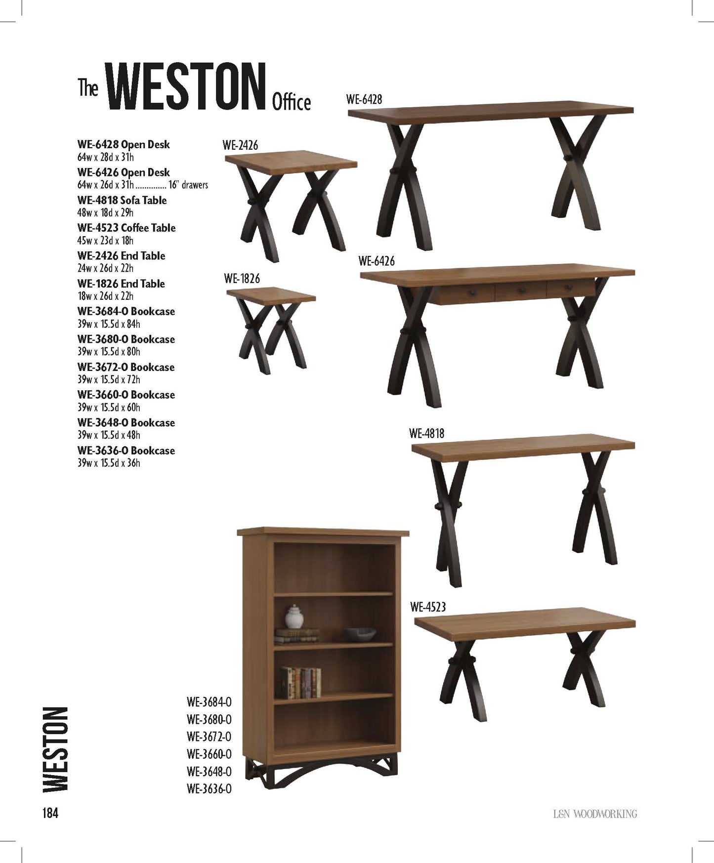 Weston Open Desk