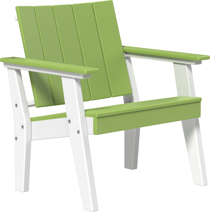 Lime Green & White