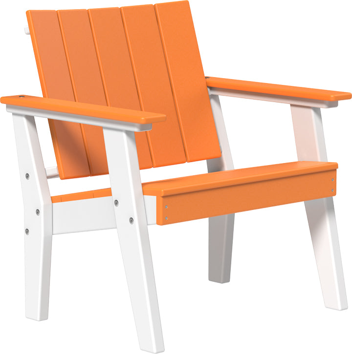 Tangerine & White