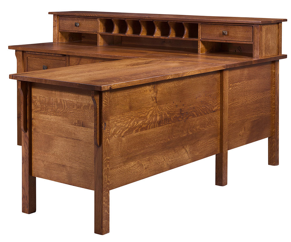 Centennial L Desk With Hutch
