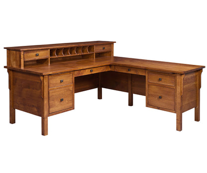 Centennial L Desk With Hutch