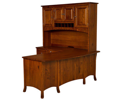 Carlisle L Desk With Hutch