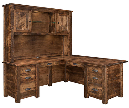El Paso L Desk With Hutch
