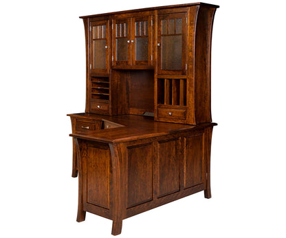 Ensinada L Desk With Hutch