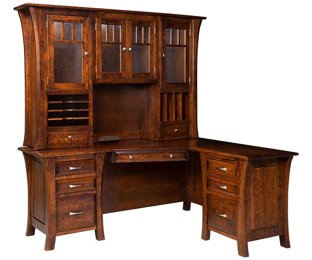 Ensinada L Desk With Hutch