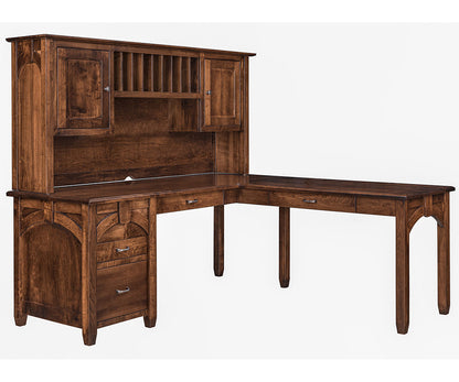 Kensing L Desk With Hutch