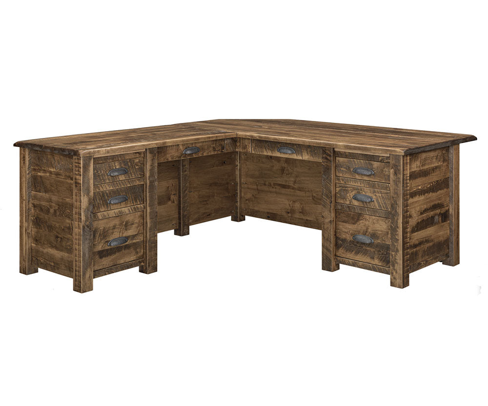 El Paso L Desk With Hutch