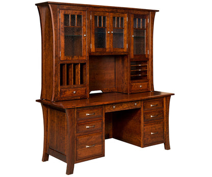 Ensinada Wall Desk With Hutch