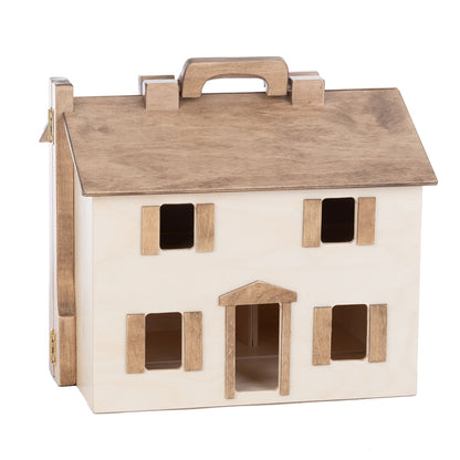 Folding Dollhouse with Furniture