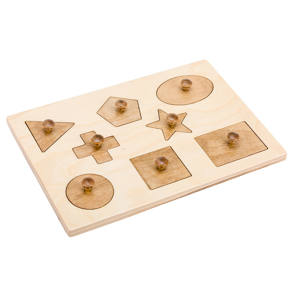 Puzzle Board with Shapes