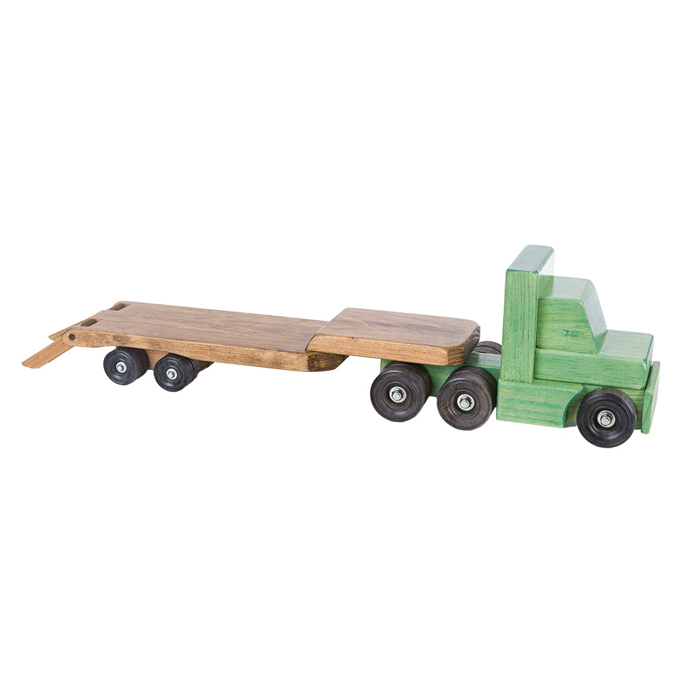 Truck with Low Boy Trailer