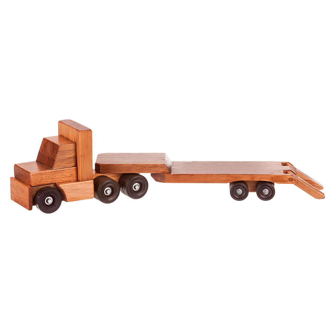 Truck with Low Boy Trailer