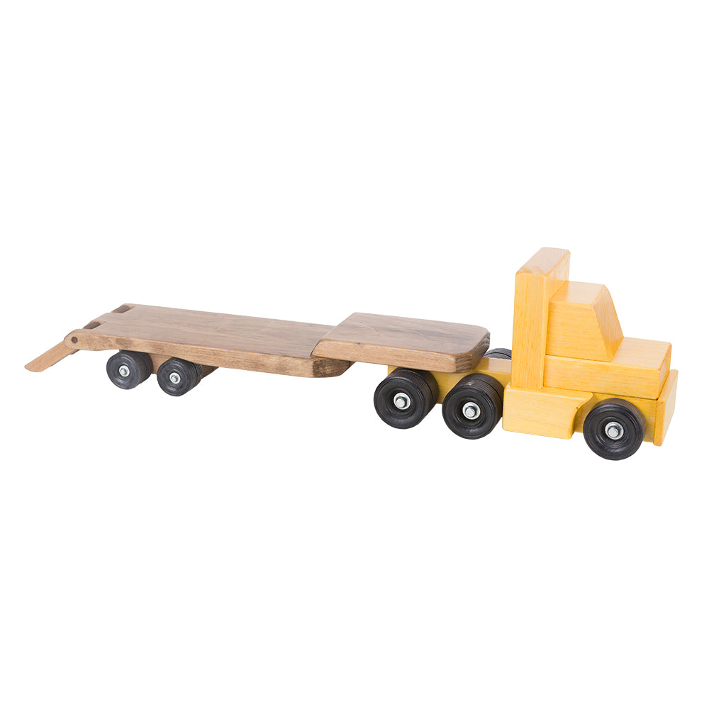 Truck with Low Boy Trailer