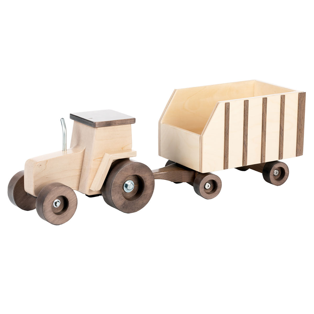 Tractor with Forage Wagon