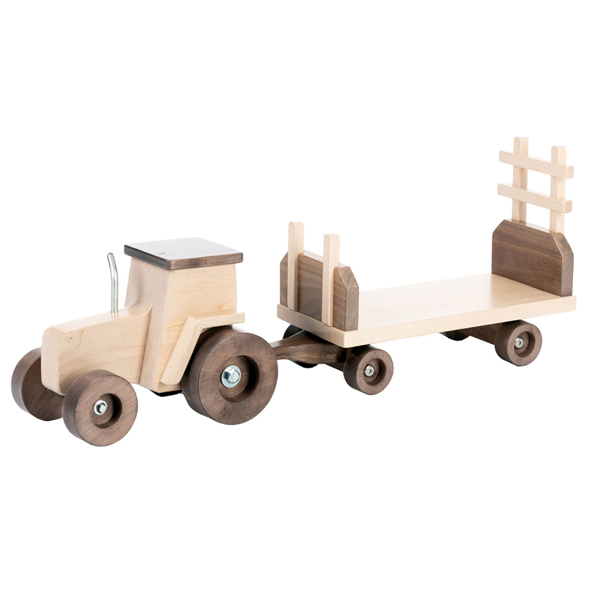 Tractor with Hay Wagon