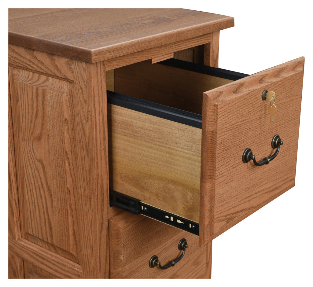 3 Drawer Raised Panel File Cabinet