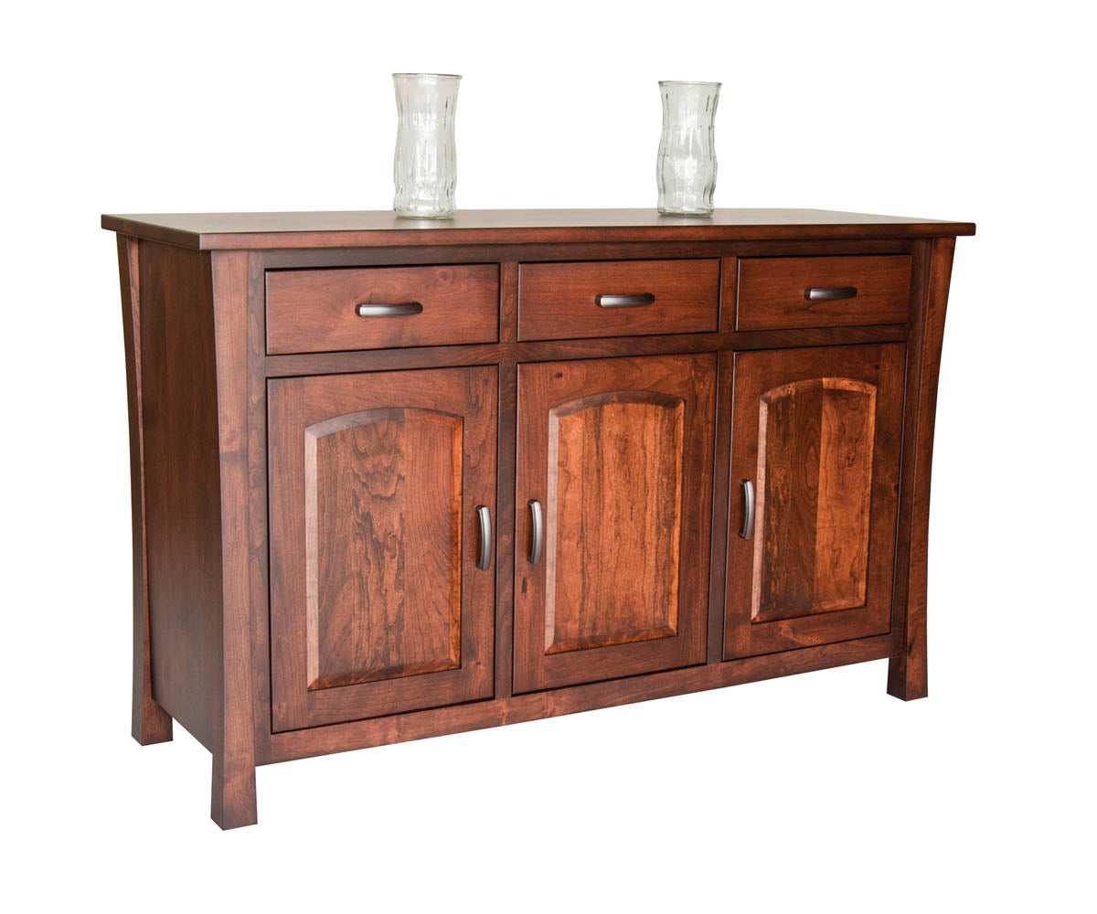 Woodbury Low Base 3 Door Buffet