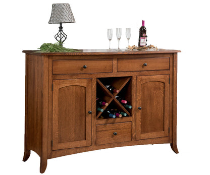 Belamar Buffet With Wine Rack