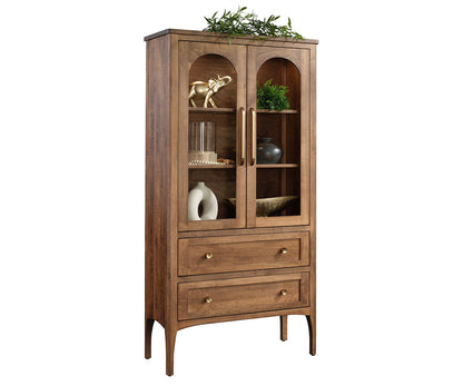 Greyson Display Cabinet 2 Door, 2 Drawer