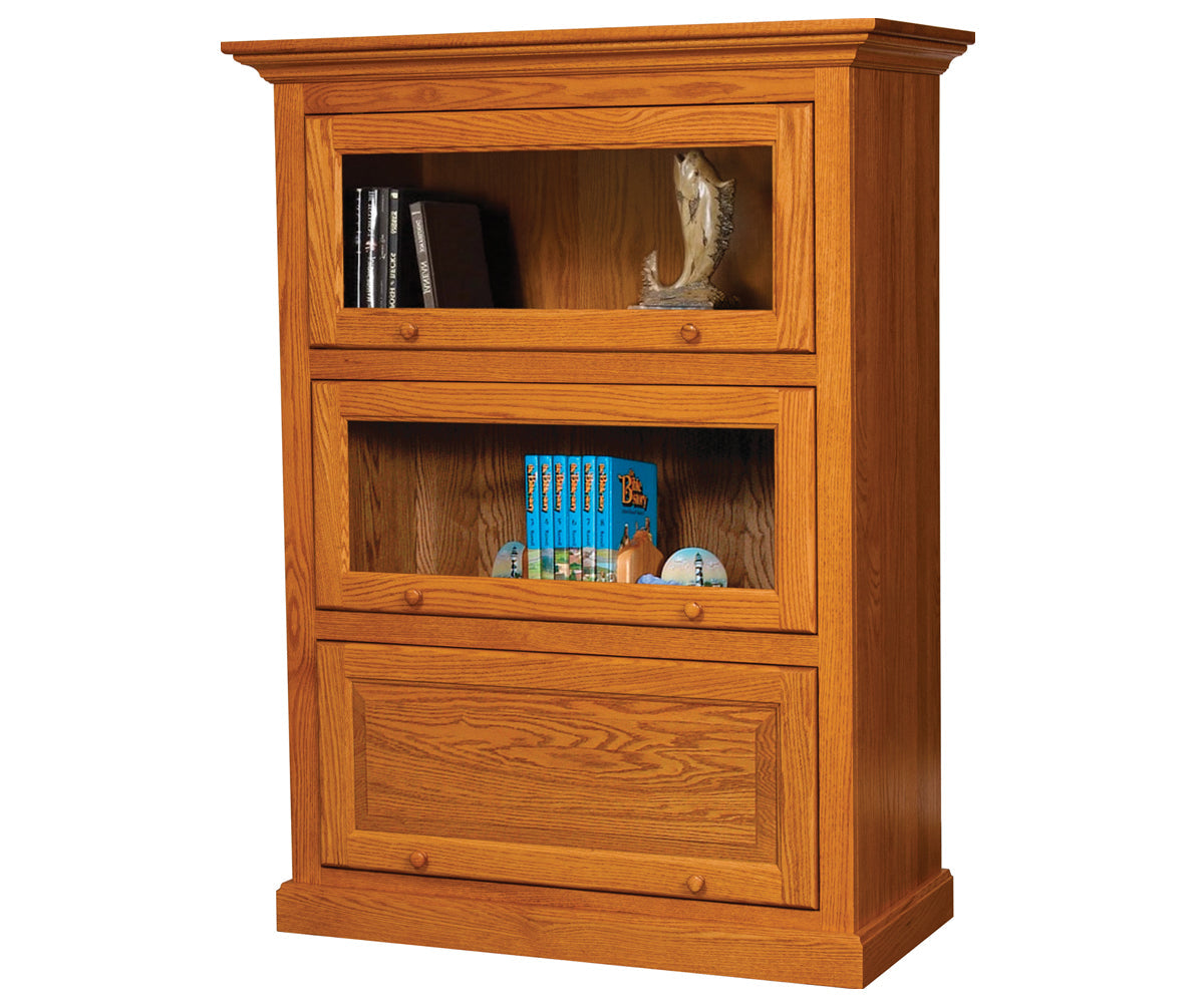 Barrister Bookcases One Piece 3 Door